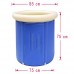 Bathtubs Freestanding Foldable Bubble Adult Household Inflatable Blue (Size : 7575cm) - B07H7KJSG7
